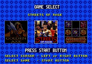 Mega Games 6 gameplay screenshot on Genesis