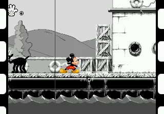 Mickey Mania gameplay screenshot on Genesis