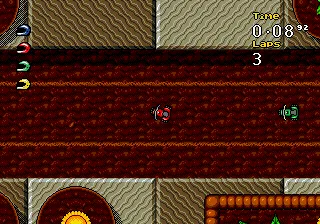 Micro Machines 2: Turbo Tournament gameplay screenshot on Genesis