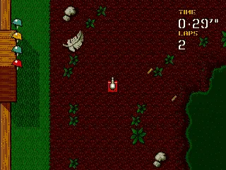 Micro Machines: Military gameplay screenshot on Genesis