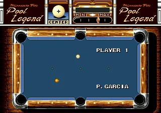 Minnesota Fats: Pool Legend gameplay screenshot on Genesis