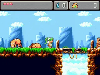 Monster World IV gameplay screenshot on Genesis