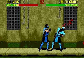 Mortal Kombat II gameplay screenshot on Genesis