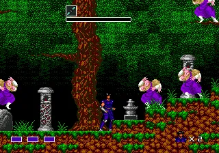Mystic Defender gameplay screenshot on Genesis