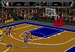 NBA Action '94 gameplay screenshot on Genesis