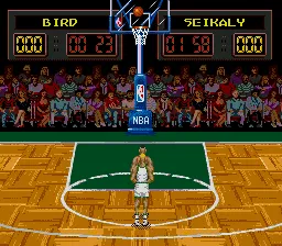 NBA All-Star Challenge gameplay screenshot on Genesis