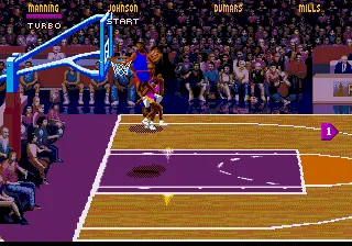 NBA Jam: Tournament Edition gameplay screenshot on Genesis