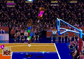 NBA Jam gameplay screenshot on Genesis
