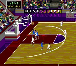 NCAA Final Four Basketball gameplay screenshot on Genesis
