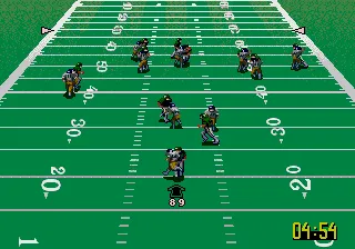 NFL Quarterback Club 96 gameplay screenshot on Genesis