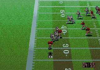NFL Quarterback Club gameplay screenshot on Genesis