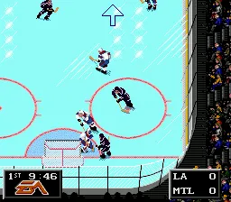 NHL '94 gameplay screenshot on Genesis