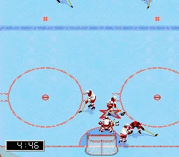 NHL 96 gameplay screenshot on Genesis
