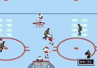 NHL All-Star Hockey '95 gameplay screenshot on Genesis