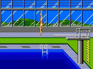 Olympic Gold gameplay screenshot on Genesis