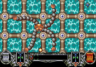 Onslaught gameplay screenshot on Genesis