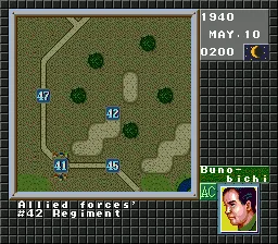 Operation Europe: Path to Victory 1939-45 gameplay screenshot on Genesis