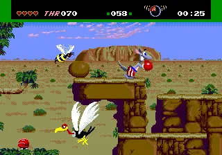 Outback Joey gameplay screenshot on Genesis