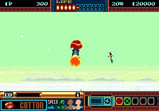 Panorama Cotton gameplay screenshot on Genesis