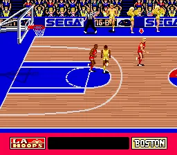 Pat Riley Basketball gameplay screenshot on Genesis