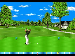 Pebble Beach Golf Links gameplay screenshot on Genesis