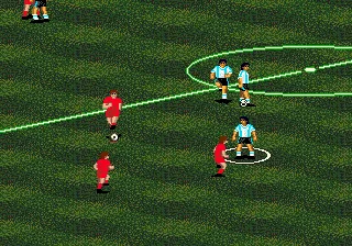 Pelé II: World Tournament Soccer gameplay screenshot on Genesis
