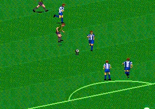 Pelé gameplay screenshot on Genesis