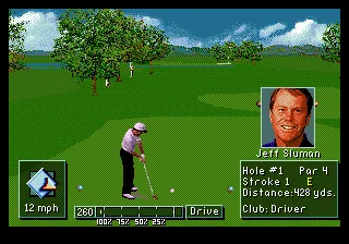 PGA Tour Golf III gameplay screenshot on Genesis