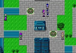 Phantasy Star II gameplay screenshot on Genesis