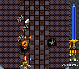 Phelios gameplay screenshot on Genesis