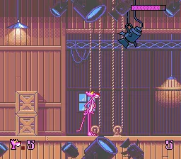 Pink Goes to Hollywood gameplay screenshot on Genesis