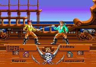 Pirates! Gold gameplay screenshot on Genesis