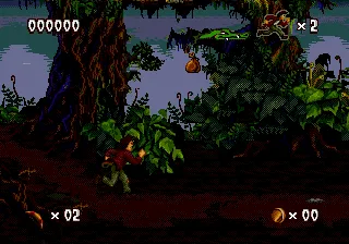 Pitfall: The Mayan Adventure gameplay screenshot on Genesis