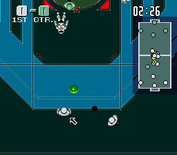 Powerball gameplay screenshot on Genesis