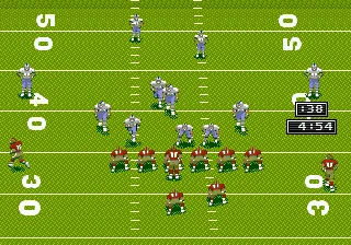 Prime Time NFL Starring Deion Sanders gameplay screenshot on Genesis