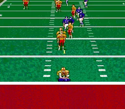 Pro Quarterback gameplay screenshot on Genesis