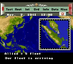 P.T.O.: Pacific Theater of Operations gameplay screenshot on Genesis