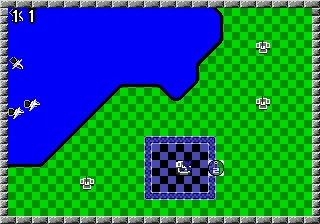 Rampart gameplay screenshot on Genesis