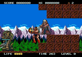 Rastan Saga II gameplay screenshot on Genesis