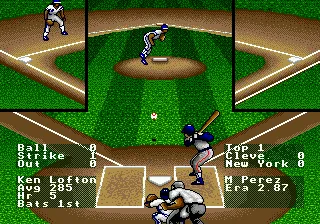 R.B.I. Baseball '93 gameplay screenshot on Genesis