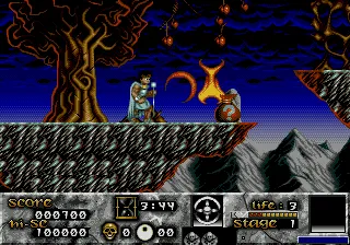 Risky Woods gameplay screenshot on Genesis