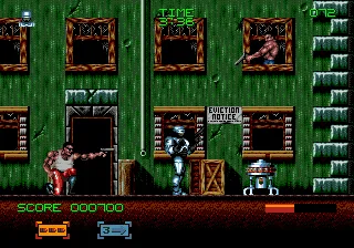 RoboCop 3 gameplay screenshot on Genesis