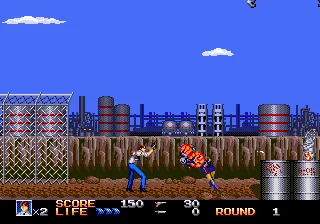Rolling Thunder 3 gameplay screenshot on Genesis