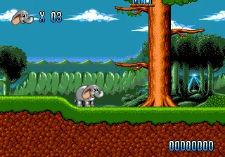 Rolo to the Rescue gameplay screenshot on Genesis