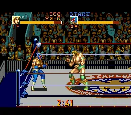 Saturday Night Slam Masters gameplay screenshot on Genesis