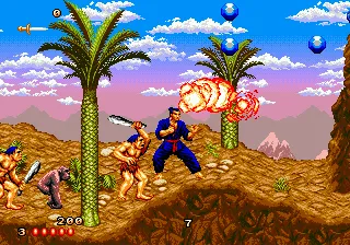 Second Samurai gameplay screenshot on Genesis