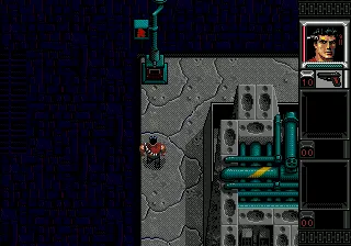 Shadowrun gameplay screenshot on Genesis