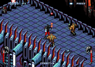 Skeleton Krew gameplay screenshot on Genesis
