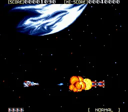 Sol-Deace gameplay screenshot on Genesis