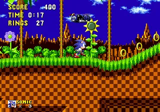 Sonic Compilation gameplay screenshot on Genesis